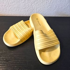 Banana Yellow Primark Slides